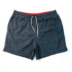 Vintage Polo Sport Ralph Lauren Swim Trunks Mesh Lined Cotton Nylon Gray Mens XL